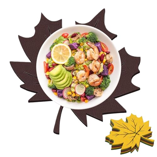 Sottobicchiere in feltro, 6 pezzi in tessuto resistente al calore, protezione da tavolo – proteggi caffè bar bevande | per cucina ufficio appartamento residenza studente