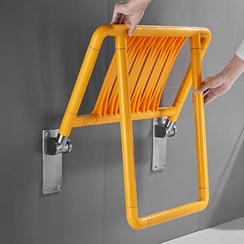 Ddtp Bath Stools,Wall Mounted Fold Down Shower Seat With Leg,Folding Shower Seat For Bath,Non-Slip Shower Stool, Bath Bench For Bathing Elderly Adults/White #TOP16