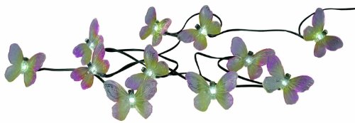 Preisvergleich Produktbild Best Season 477-12 LED-Solarlichterkette Schmetterling, 20-teilig