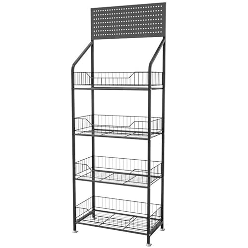 Scaffale in metallo – Supporto versatile per ufficio, cucina, uso domestico, soluzione di archiviazione organizzata per mercato, design elegante e durevole