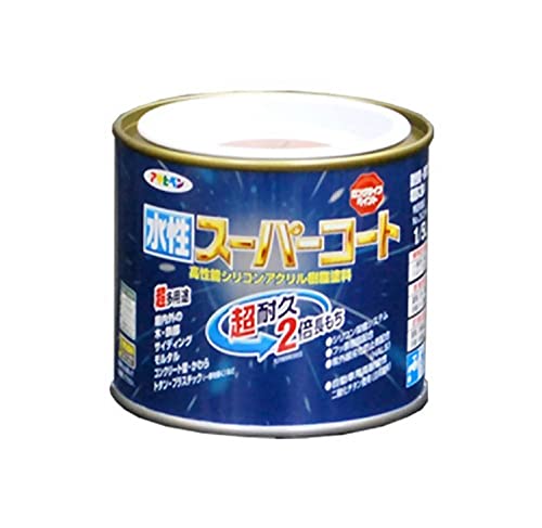 アサヒペン ペンキ 水性スーパーコート 水性多用途 オータムブラウン 1/5L