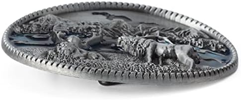 Country Belt Patriotic Deer Belt Buckle For Men American Flag