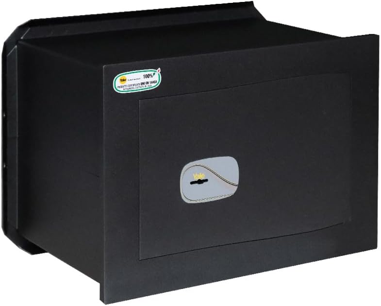 Yale certified key wall-mounted safe