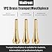 Trumpet Mouthpiece 3C Brass Material Gilded Mouthpiece Holder for Beginners and Professional Players Trumpet Accessories Chamber Music Ensemble Concerts 1PC