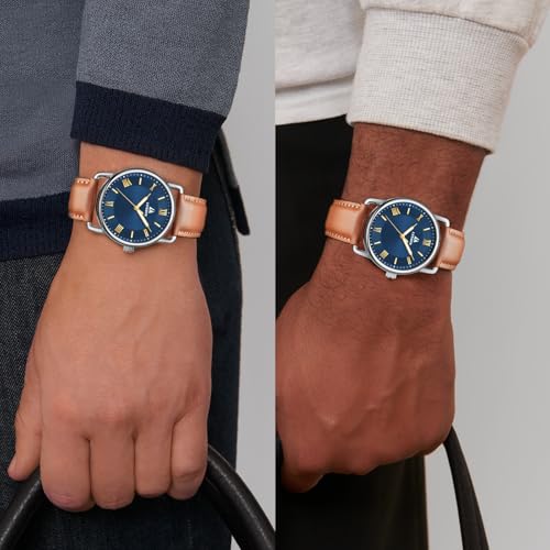 Image of LN LENQIN Mens Watches Unisex Military Sport Nylon Strap Stylish Luminous Fashion Analog Quartz Watch for Men Waterproof Army Tactical Casual Wristwatch