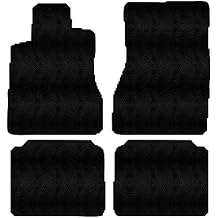 Custom Fit Front & Rear Carpet Floor Mats, Black, Compatible with Lexus LS430 2006 2005 2004 2003 2002 2001