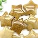 Fangyid Specimen Natural Yellow Crystals Stone Carved Star Shaped Smooth StoneCrystals Room DecorationStone