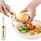 Gemüseschäler für die Küche, Küchenutensilien für sanftes Schälen, Kartoffelschäler für einfaches Schälen von, für die Zubereitung von Mahlzeiten, Restaurant, Camping, Grill A