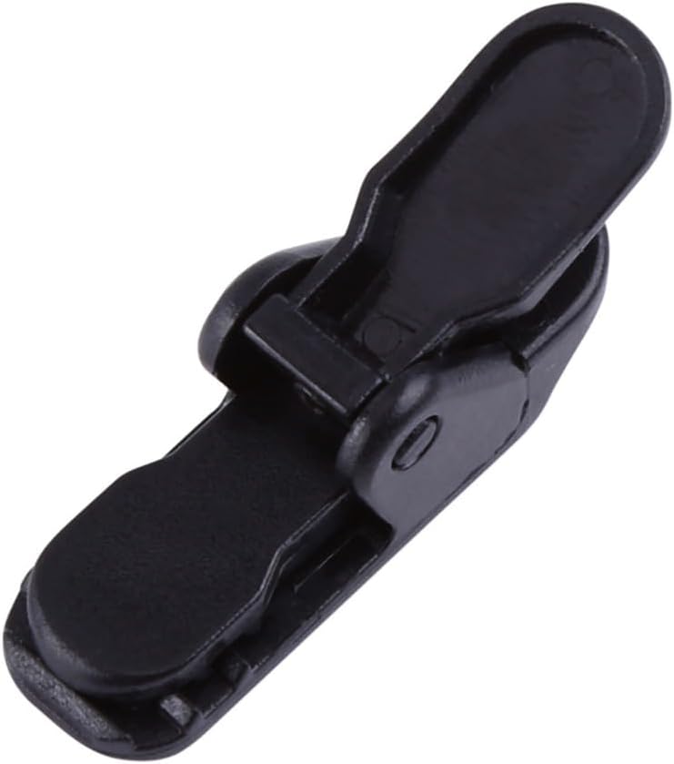 30Pcs Camping Awning Clamp Plastic Small Tarp Clip, Windproof Tent Snaps with Alligator Jaw Design for Awnings and Outdoor Activities​(Black)