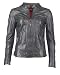 Produktbild Maze Damen Lederjacke Mit Stehkragen Verwood Grey S