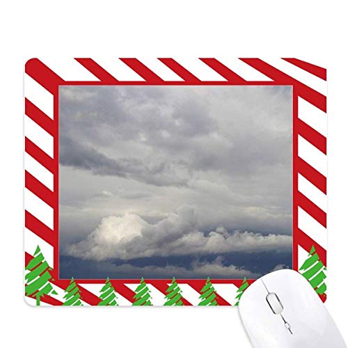 Tapis de souris grand format wind weather et nuages sombres tapis de bureau antidérapant