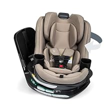 Britax Galaxy360 Slim Rotating Convertible Car Seat with SwivelSmooth Steel Ring Teak