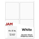 JAM Paper Shipping Address Labels - Extra Large - 4