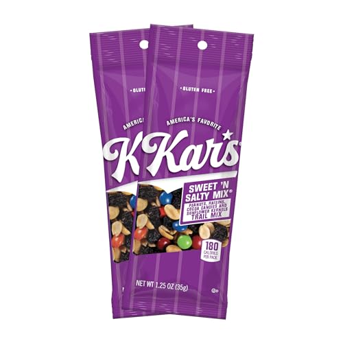 Kar’s Nuts Sweet ‘N Salty Trail Mix, 1.25 oz – Grab &amp; Go Bags, Individual Snack Packs (Pack of 100), Gluten-Free Trail Mix Snack