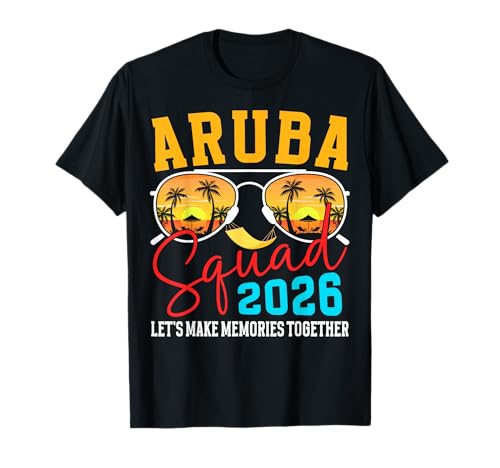 Aruba Squad 2026 Vacation Friends Family Matching Group T-Shirt