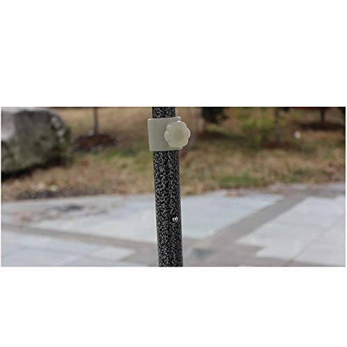 Sombrilla para terraza exterior de 2,4m con protección UV ajustable CLSDRZC 3