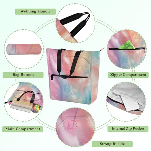 Bolsa de libros resistente a los arañazos y reutilizable con cremallera para la escuela 5