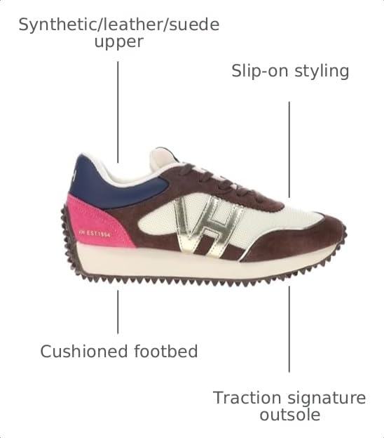 Image of VINTAGE HAVANA Womens Cosmic Slip On Sneakers Shoes Casual