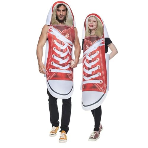 Glixoft - Glixoft Baskets Amusantes, Chaussures De Cricket, Costume De Fête d'halloween, Costume De Couple, Tenue De Cosplay pour Hommes Femmes