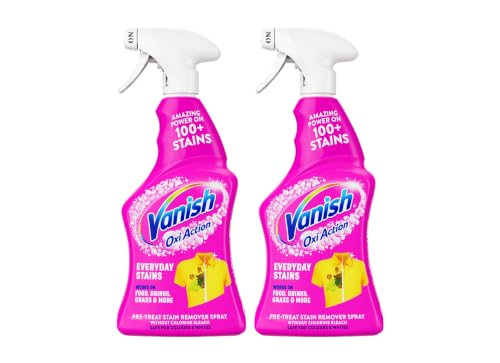 Vanish Oxi Action Powerspraycarpet and Upholstery Stain Remover 500 ml (Pack of Two)
