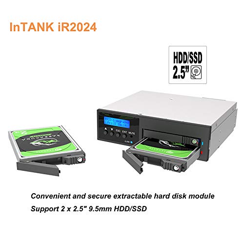 Electronikz RAIDON iR2024 (1 CDROM Bay for 2x2.5 HDD/SSD Internal