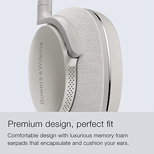 Image of Bowers & Wilkins Px7 S2 Over-Ear Headphones - Advanced Noise Cancellation, Technical Fabrics, 30-Hour Battery Life, 15-Min Quick Charging, Grey