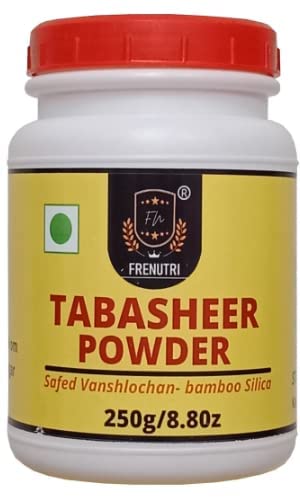 FRENUTRI Tabasheer Powder 250g - Banslochan - Tabashir - Tabachir - Bambusa Arundinaces Pack Of 1