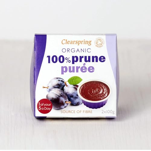 Organic 100% Prune Puree 2x100g (Pack of 12)