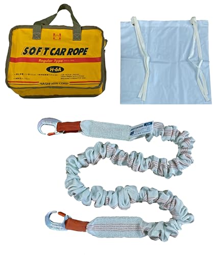 HASHI-KEN [ ���� ] SOFT CAR ROPE [ �\�t�g�J�[���[�v ] H SERIES [ �g���b�N�E�o�X�p ] H-6A G�^���S�t�b�N�t�� [�\�t�g�Ȏg���Ղ��E�n�[�h�Ȏ��� ] �j�f����6ton