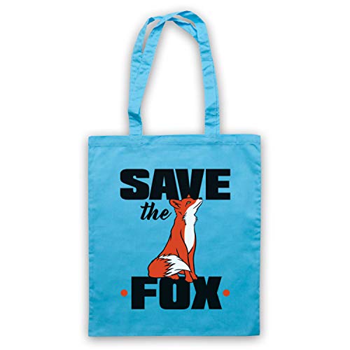 Sac d'emballage Sauvez Le Renard My Icon Art & Clothing tote bag en toile illustre animal