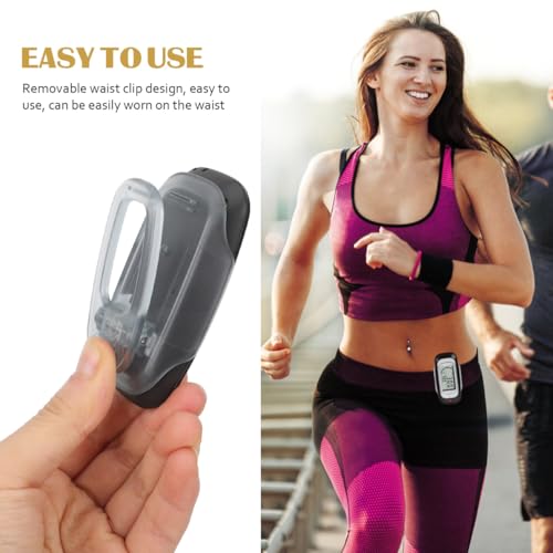 Image of Balacoo Multifunctional Walking Counter Professional Step Counter for Fitness Easy to Use Carry Accurate Calorie Tracker for Friends No Apps Required