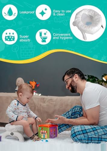 [90개]Newnice 일회용 변기 라이너 OXO Tot 2-in-1 Go Potty 전용 — 사진 5