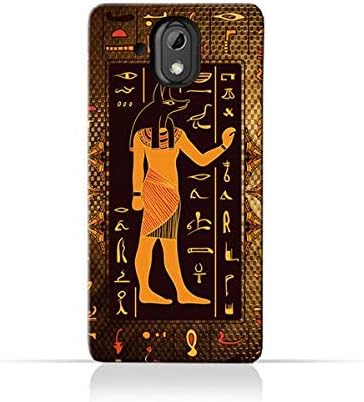 HTC Desire 526G Plus TPU Silicone Case with Egyptian Hieroglyphs Pattern