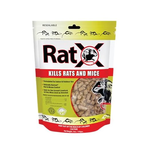 RatX Pellets - Rodent Repellent, Works on All Species of Rats and Mice - 5oz Bag