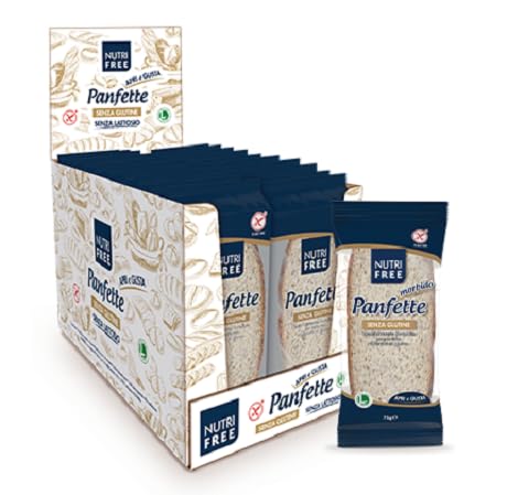 Nutri Free - Panfette Senza Glutine, 20 Monoporzioni Da 75Gr (1500Gr)