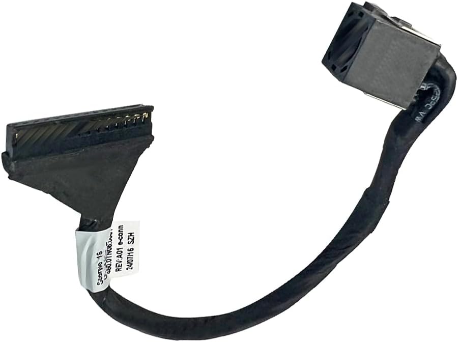 DC Power Jack Charging Port Cable Socket Plug Wire Replacement for DELL M16 R2, 8XC1M DC Power Input Jack Plug with Cable