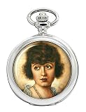 Giftshop UK Orologio da tasca Mabel Normand Full Hunter