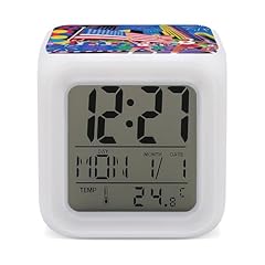 Small Digital Alarm Clocks with LED Display Torch Parade Dimmable Bedside Lamp for Home Travel item
