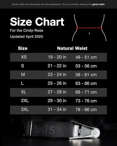 Image of sofsy Premium High-Waist Mesh Garter Belt | 6-Strap Suspender Lingerie for Women's Thigh High Stockings with Metal Clips