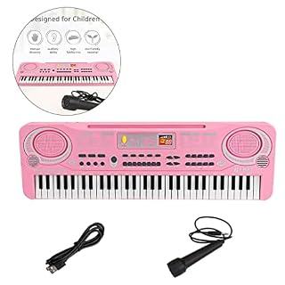 61 Keys Clé électronique de clavier Musical Piano numérique avec microphone Microphone à organes électroniques éducatifs éducatifs (Couleur: rose) guanjun1975 - Les Beatles, Paul McCartney, John Lennon, RIngo Starr, George Harrison 61 Keys Clé électronique de clavier Musical Piano numérique avec microphone Microphone à organes électroniques éducatifs éducatifs (Couleur: rose) guanjun1975 – Image 4
