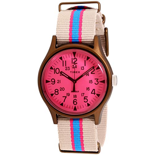 Timex MK1 Quartz Movement Pink Dial Men's Watch TW2T25600