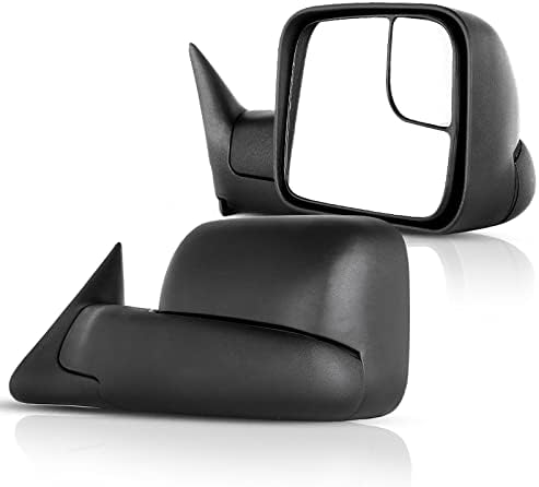 ECCPP Towing Mirrors for Dodge for Ram Tow Mirrors Pair Power Operation Manual Folding For 1994-1997 for Dodge for Ram 1500 2500 3500 Truck 1994 1995 1996 1997