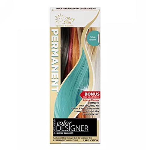 Merry SunPermanent Hair Coloring Kit (Turquoise)