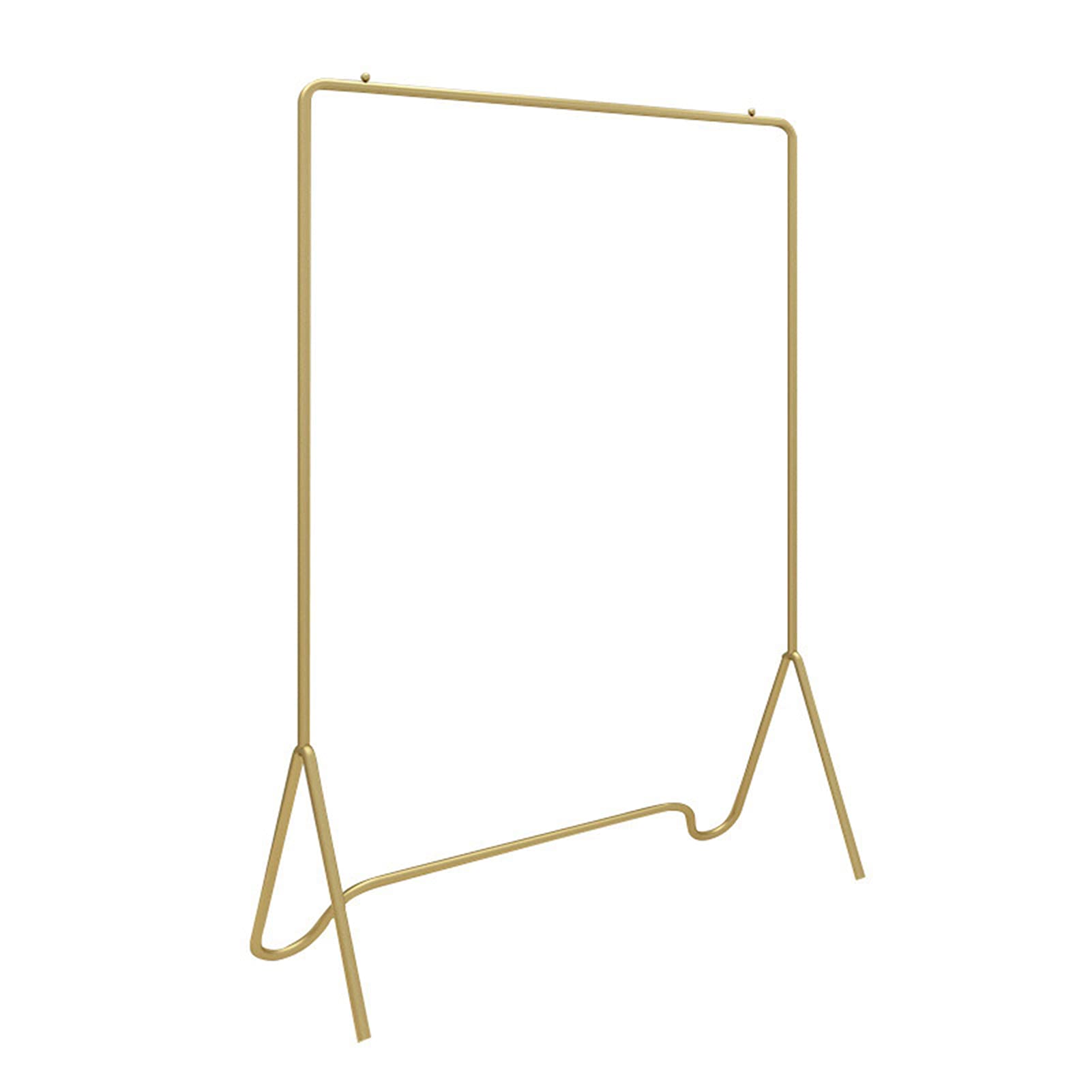 Présentoir à vêtements en métal or haut de gamme de 160 cm