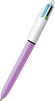 Bic Shine 4 Renk Çoklu Tükenmez Kalem, Pembe Gövde