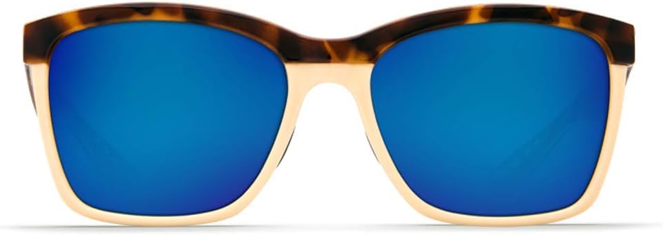 Costa Woman Sunglasses Shiny Retro Tort/Cream/Mint Frame, Copper Lenses, 55MM