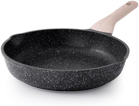Kordisen Antihaft Bratpfanne 28 cm, Granit Beschichtung Pfanne Induktion, Gesund und Ungiftig, PFOA-frei
