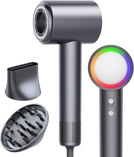 High-Speed Hair Dryer with Frizz Control and No Heat