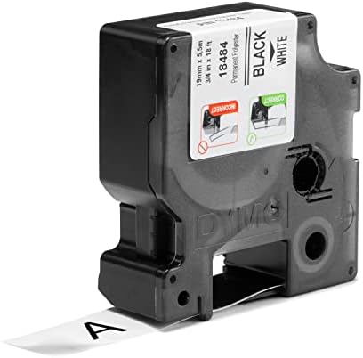 DYMO Rhino Industrial Permanent Polyester Labels 3/4" Black Print on White Tape image 5