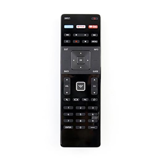 XRT122 Replace Remote fit for Vizio TV D55U-D1 D55UD1 D58U-D3 D58UD3 D65U-D2 D65UD2 E32-C1 E32C1 E32H-C1 E32HC1 E40-C2 E40X-C2 E43-C2 E48-C2 E48C2 E50-C1 D40f-E1 E55-C D55-D2 D43f-E2 D32f-E1 D43f-E1